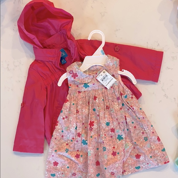 Matching Sets Nwt Dress With Matching Bloomers And Rain Jacket Poshmark